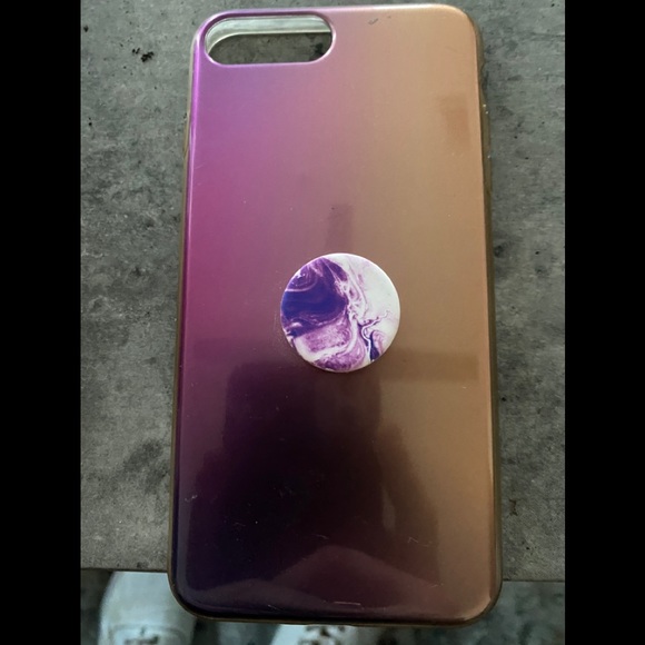 New iPhone 8 Plus Phone case with pop socket